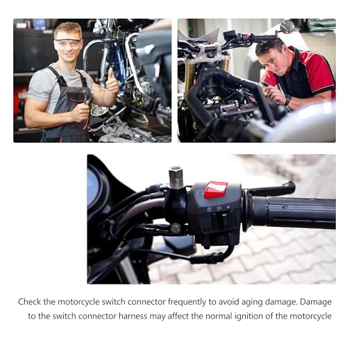 HiSport Motorcycle Switched Circuit Adapter Harness Kits Compatible with Harley Motorcycle Touring and Trike Models 1994-later