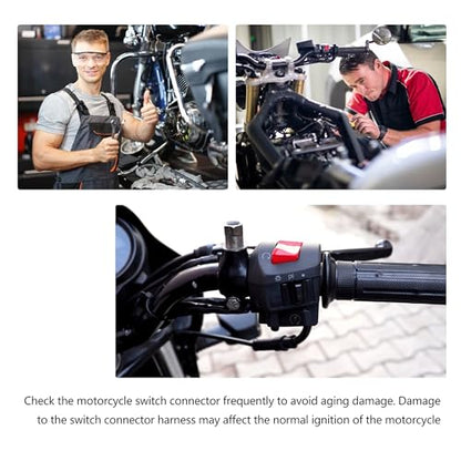 HiSport Motorcycle Switched Circuit Adapter Harness Kits Compatible with Harley Motorcycle Touring and Trike Models 1994-later