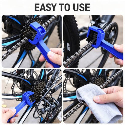 2026 New Bike or Motorcycle Chain Washer, Cleaning Brush 2 Pcs Dirt Bike Accessories (Color, Blue and Red)