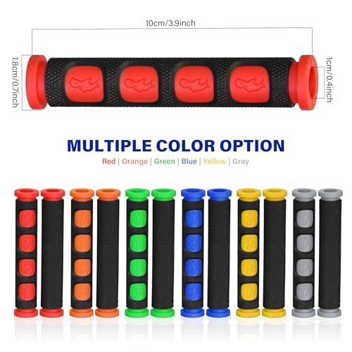 2Pcs Universal Motorcycle Brake Lever Cover Handle Silicone Sleeve Motorbike Bicycle Handles Grips Protection Accessories - color: red
