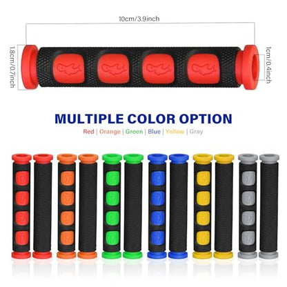 2Pcs Universal Motorcycle Brake Lever Cover Handle Silicone Sleeve Motorbike Bicycle Handles Grips Protection Accessories - color: red