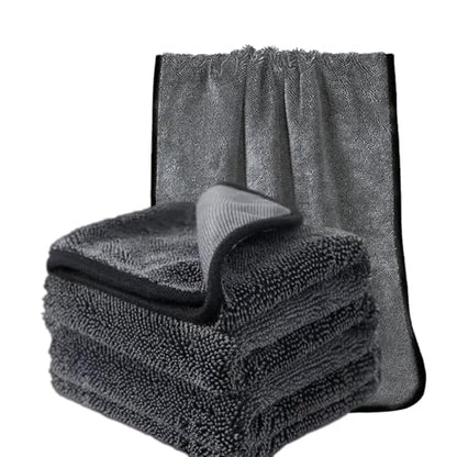 2-Pack 1200 GSM Car Drying Towels – Microfiber Towels for Cars (36" x 24"), Ultra-Absorbent, Streak-Free, Scratch-Free, No Water Spots, Double-Twist Pile & Edgeless Design