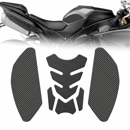 Motorcycle Fuel Tank Pads Sticker Compatible with YA-MA-HA YZF-R1 2009 2010 2011 2012 2013 2014 Side Decals Gas Knee Grip Protector Traction Pads Accessories