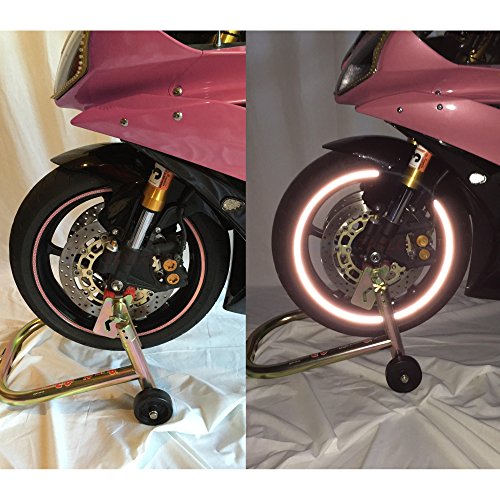 customTAYLOR33 Special Edition Pink High Intensity Grade Reflective Copyrighted Safety Rim Tapes, 12"/13" (Combination Rim Size) - size: 12"/13" (Combination Rim Size)