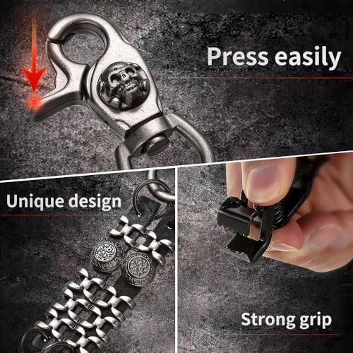 Heavy Duty Glove & Hat Clip with Carabiner, All-Metal Spring Clamp Work Glove Holder for Tool Belt, Harness, Backpack - style: Heavy Duty