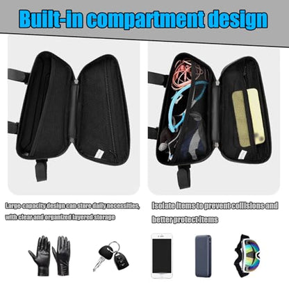For Bullet 650 Meteor Classic 350 500 Interceptor 650 Continental GT 535 2025-2026+Waterproof motorcycle saddlebag for various motorcycle hard-shell side-mounted storage bags