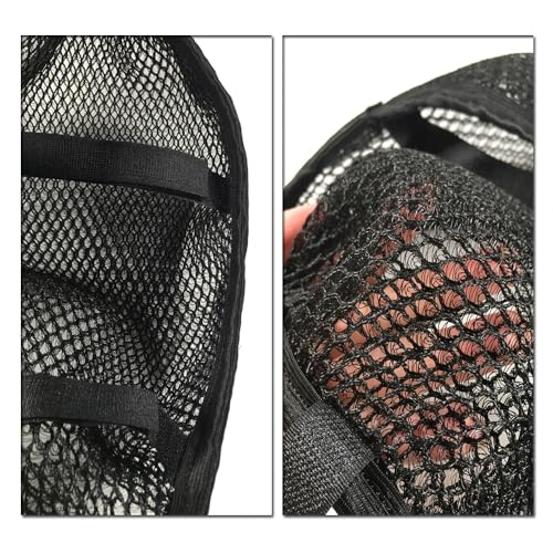 for 2024 NX400 NX500 NX 400 500 Rear Seat Cowl Cushion Cover Net Insulation 3D Mesh Guard Protector Motorcycle Accessories, Black