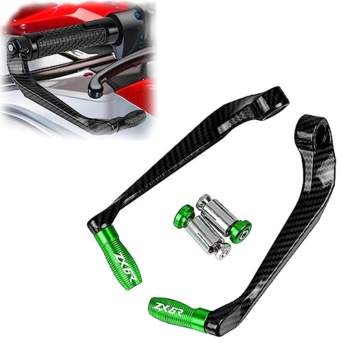 Lever Hand Guard for Kawasaki ZX6R ZX 6R ZX-6R All Year Motorcycle Accessories Handlebar Grips Brake Lever Guards Protector(Green) - color: Green
