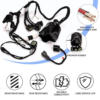 Full Main Wire Wiring Harness Assy for Sur Ron Light Bee X/S, Powersport Complete Main Cable Cord Harness Assembly for Sur Ron OEM Parts