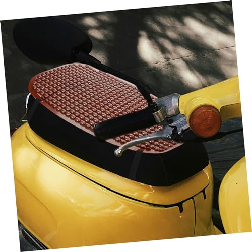 PartyKindom Motorcycle Seat Cushion Cover Breathable Pad for Use Sun Rain Comfortable Design for Electric Motorcycles Single