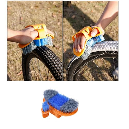 3PCS Motorcycle Chain Brush Motorcycle Chain Cleaning Kit Bike Cleaning Brushes Mountain Bike Cleaning Kit Maintenance Cleaning Brush Sickle Hook Brush Bicycle Chain Wrap Brush Tire Brush Cleaner Tool