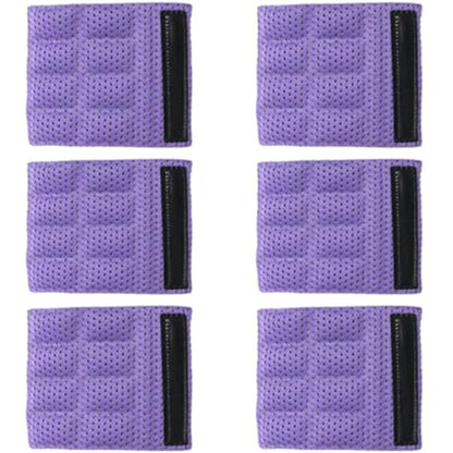 6PCS Chin Pads Foam Pad Set Strap Padding Replacements Universal Cushion Mats for Cycling Bike Bicycle Motorcycle Road Racing Riding Helmet - color: Purple 6PCS