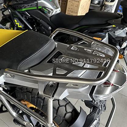 Motorcycle Rear Seat Luggage Rack Tail Top Case Bracket for BMW R1250GS R1200GS LC Adventure 2013-2023 (Black) - color: Black