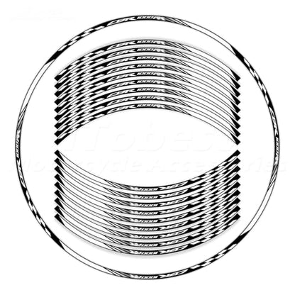 CBR 17 inch Wheel Rim Stickers Decals Tape Compatible with CBR1000RR 2004-2025 Motorcycle Reflective Rim Tapes Sticker Stripe(White) - color: White