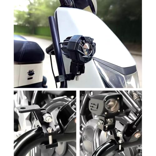 Heavy Duty Motorcycle Light Mount Bracket, Motorcycle Spotlight Bracket, Universal Fit for Motorcycle, ATV, UTV, Truck Auxiliary Lights - 2 Pack (0.78-1.25 INCH) - size: 0.78-1.25 INCH