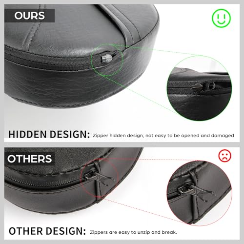 Detachable Sissy Bar Backrest Pad Fits For Harley 1997-2023 Touring Road King Tri Glide Street Glide Road Glide Electra Glide 2018-2023 Softail Slim FLSL Low Rider FXLR - color: Style F# 5