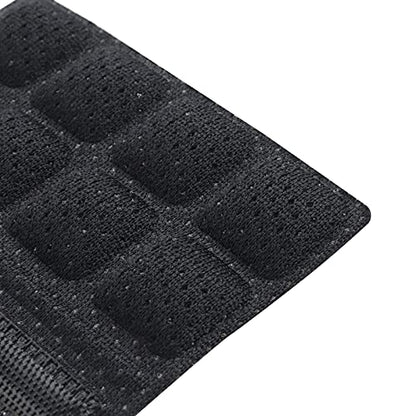 6PCS Chin Pads Foam Pad Set Strap Padding Replacements Universal Cushion Mats for Cycling Bike Bicycle Motorcycle Road Racing Riding Helmet - color: Black 6PCS