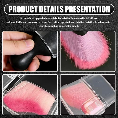 Car Detailing Brushes, Car Cleaning Brush, Auto Interior Soft Bristles Curved Cleaning Brush, Auto Detailing Dusting Tool Universal for Dashboard Air Conditioner Vent Computer (Black Purple) - color: Black Purple