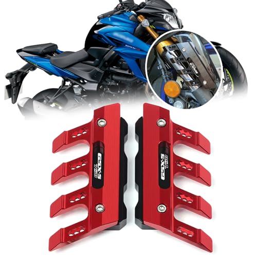 FOR GSX-S750 GSXS750 motorcycle fender front fork protector front fender guard slider gsx-s750 motorcycle accessories (Red) - color: Red