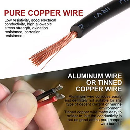 3 Pin Connector Waterproof Connector, Male and Female Way 16 AWG Wire Suitable for car Truck, Boat and Other Wire Connection 5 kit - size: 3 PIN