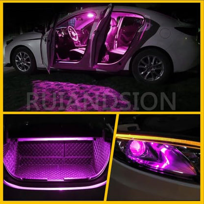 Ruiandsion 2pcs 6V 1157 BAY15D LED Bulbs 5050 12SMD Pink LED Light Bulbs for Back Up Reverse Lights Brake Lights Tail Lights - color: Pink, size: 1157/BAY15D
