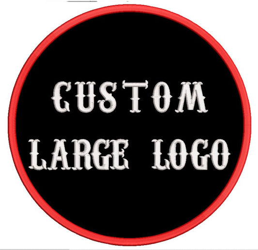 Custom Motorcycle Back Large Size Embroidered Logo. Motorcycle Patches Multicolor, Custom Jacket Patches for Work Shirts, and Clothes (Customized Drawings) - color: Custom color