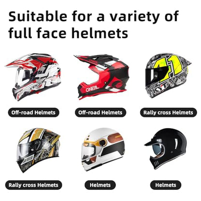 DJI Action 6 Helmet Chin Mount, Motorcycle Dirt Bike Bicycle Strap Holder Clamp Mounts Compatible with Go Pro Hero 13,12,11,10, 9, 8, 7,DJI Osmo Action 6,2,3,4, 5 pro and More - color: Y-Shaped Mount