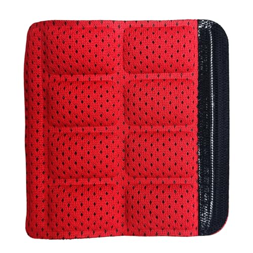 Helmet Chin Straps Jaw Pads Chin Pad Soft Foam Sponge Pad Strap Padding Replacement Lining Cushion Mat Liner Universal Fit for Cycling Bike Motorcycle Bicycle Riding - color: Red 9PCS