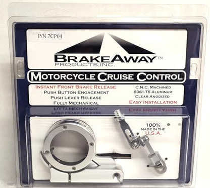 7CP04 BrakeAway Motorcycle Cruise Control For Metric Cruisers