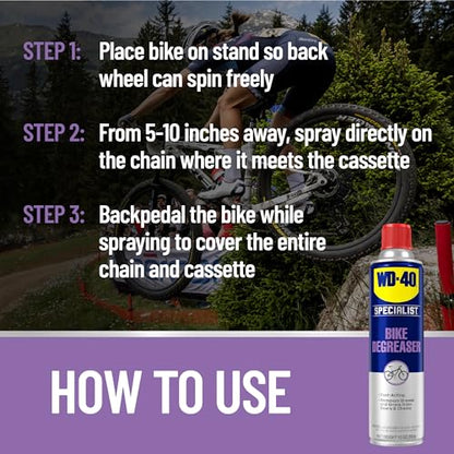 WD-40 Specialist Bike Degreaser , 10 OZ | bike-oils