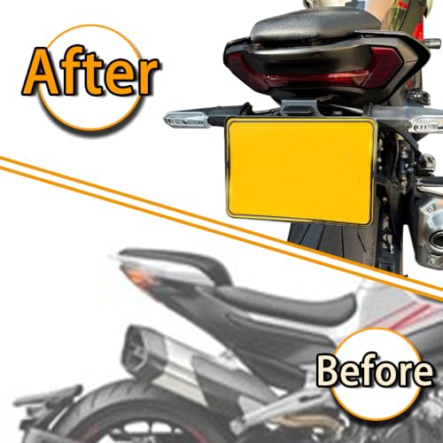 Motorcycle Fender Eliminator License Plate Holder Bracket Fit for Z900 Z900SE 2025-2026 Tail Tidy with LED Plate Light