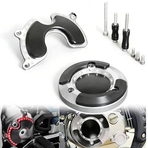Monkey125 Left Right Engine Cover Protector Slider Compatible with Monkey 125 Super Cub C125 2018-2021 3D CNC Motorcycle Accessories Engine Crankcase Guard (Silver) - color: Silver2