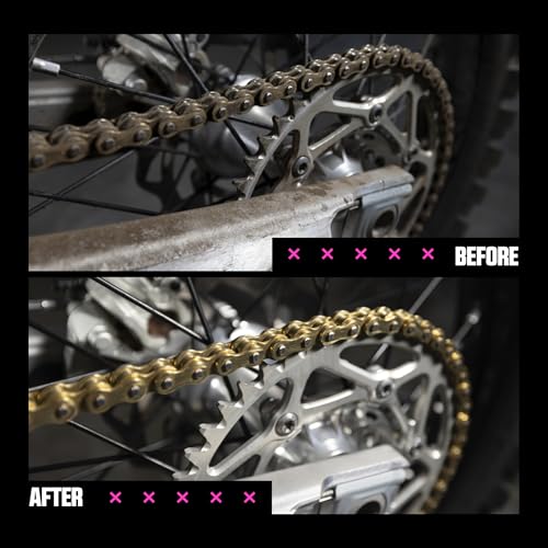 Muc-Off Motorcycle Chain Brush - Bike Cleaning Brush, Motorcycle Brushes, Bike Chain Scrubbing Brush - Bike Cleaning Brushes for Motorcycle
