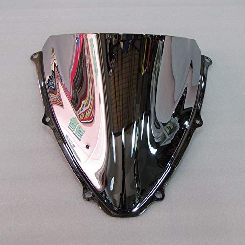Motorcycle Double bubble Silver Windshield Windscreen For 2006 2007 Suzuki GSXR GSX-R 600 750 K6 06 07