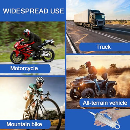 One Way Brake Bleeder Valve Kit, Break Bleeder Tools with Syringe Hose Adapter, Fluid Extractor Pump Tool for Motorcycle Car Clutch Hydraulic System Service Maintenance Repair - size: Brake Bleeder Kit