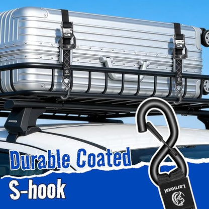 Ratchet Straps, 1.5 inch x 8.2 ft(4 Pack) Heavy Duty Tie Down Straps, Ratchet Tie Down Straps with Soft Loops-5,208 lbs (Black) - color: Black, size: 8.2 Ft