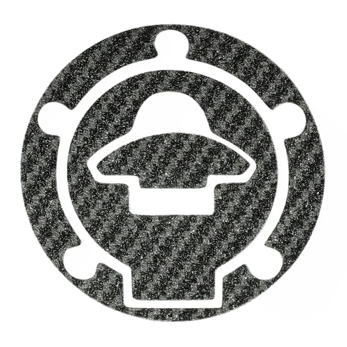 Motorcycle Carbon Tank Pad Protector Sticker Fuel Gas Oil Cap Decal, Anti-Scratch Oil Gas Tank Pad (YZF-R125/15/25/3 MT-03/25 M-s1az150) - color: Yzf-r125/15/25/3 Mt-03/25 M-s1az150