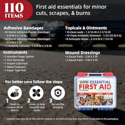 Car Emergency Kit,Roadside Emergency Car Kit for Vehicles,with Portable Air Compressor,Jumper Cable for Women,Men,Teen