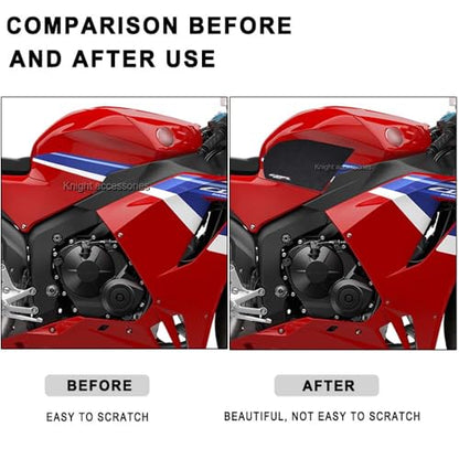 For CBR600RR cbr600rr HRC 2021 2022 2023 2024 2025 Motorcycle Side Fuel Tank pad Tank Pads Protector Stickers Decal Gas Knee Grip Traction Pad Tankpad CBR600RR HRC 2021-2025
