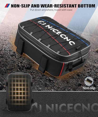 NICECNC Motorcycle Top Case Bag 20L Expandable, Multifunctional Motorcycle Luggage Tool Bag Compatible with BMW R1250GS R1200GS Adventure 2007-2013, R1200GS LC 2013-2017, F650 700 750 800 850GS,1PCS - color: Black-Top Case Bag