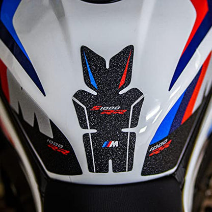 NIGHT CAT Motorcycle Tank Pad,Compatible with 2019 and Later Years S1000R S1000RR,Motorcycle Fuel Tank Protector,Gas Tank Decals(Frosted Black) - size: Complete Set - Frosted Black