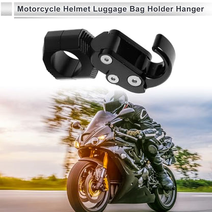 Universal Motorcycle Hanging Hook Arc Motorcycle Helmet Luggage Bag Holder Hanger for Scooters Bicycles Aluminum Alloy Black 1 Set Hexagon Wrench 88mm