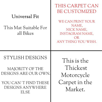 Motorcycle Garage mat for Suzuki GSX R1000 Bikes, Motorcycle mat for Suzuki GSX R1000, Bike Mat for Suzuki GSX R1000, Bike Parking Mat for Suzuki GSX R1000, Bike Display Mat Suzuki GSX R 1000