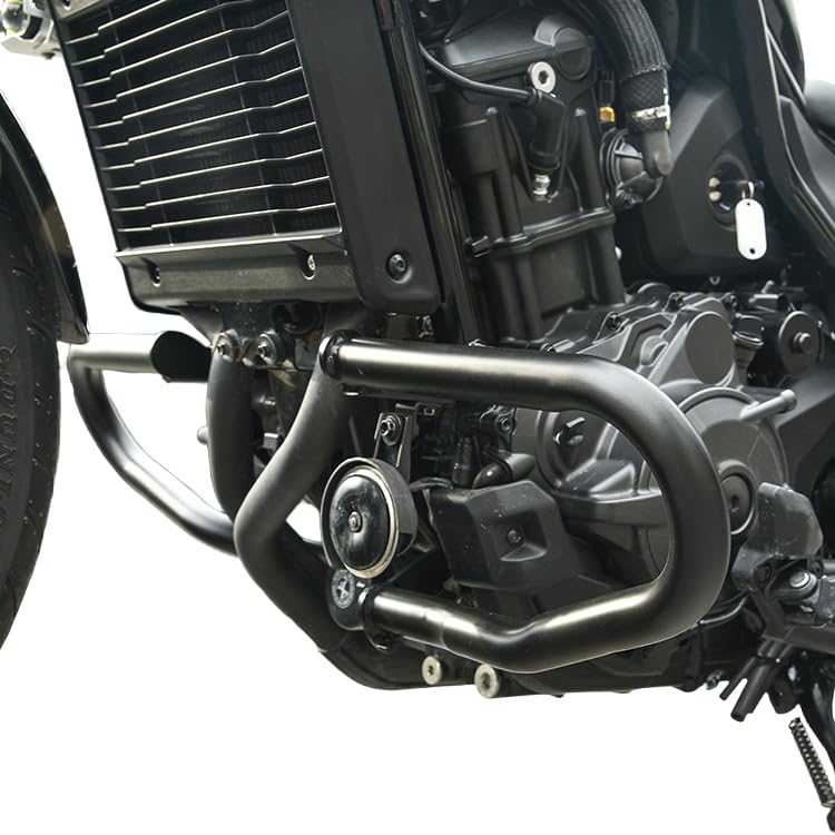 Motorcycle Stainless Steel Highway Crash Bars Engine Guard Bumper Fit for Rebel 1100 CMX1100 2021-2026 Body Frame Falling Protector Lower Crashbar, Black - color: Black