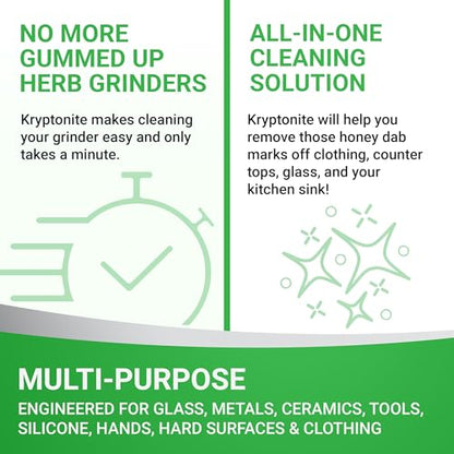 KLEAR Kryptonite Multipurpose Glass Cleaner 3-Pack | Powerful 5 in 1 Cleaning Combo | Glass Friendly & Alcohol-Free Glass Cleaner| Coat, Relax, Rinse| 9 oz (Pack of 3) - style: Pack of 3