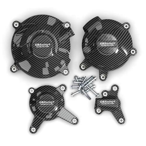 Engine Timing Part Covers for Yamaha MT-09 FZ-09 Tracer Scrambler 2014-2020 XSR900 2015-2020 Motorcycle Alternator Guard Sets Engine Guards Starter Cover (Color : Carbon-Look) - color: Carbon-look