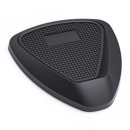 Universal Motorcycle Kickstand Pad Plate- Heavy Duty Anti-Sinking Kickstand Support Plate for Soft Ground, Grass, Hot Pavement - Outdoor Parking Essential Safety Accessory - Black (2)