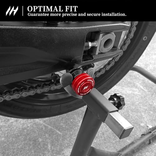 M8 Motorcycle Swingarm Sliders For GSX-R600 1992-2026 GSX-R 600Z 2022-2026 Swingarm Spools CNC Aluminum Heavy-Duty gsx-r 600 600z Accessories (Red) - color: Red