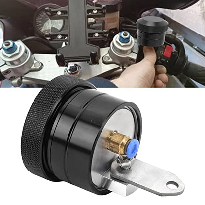 Dioche Universal Motorcycle Chain Oiler Lubricator System for, Easy Install for Smooth Ride (Black)