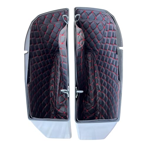 Saddlebag Liners Carpet Insert Fits for 2024 Road Glide Street Glide CVO Road Glide CVO Street Glide CVO Road Glide ST (red) - color: red